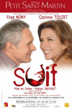 flyer of SOIF - play with Corinne Touzet, directed by Marion Sarraut